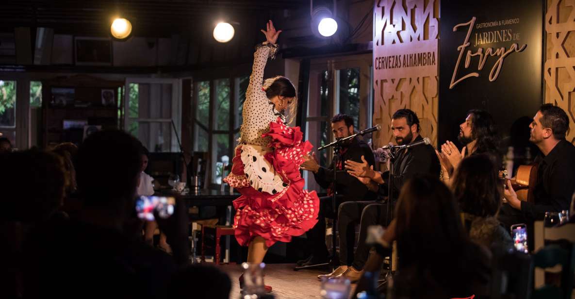 Granada: espectáculo flamenco Albaicín - Jardines de Zoraya
